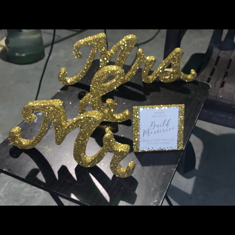Not for sale. Wedding Decor